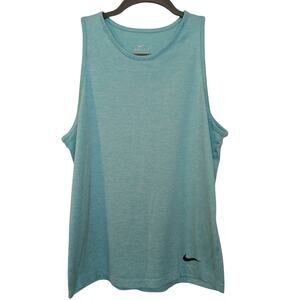 NIKE Women's Size Small Dri-Fit Tank Top Sleeveless Activewear Teal Blue $30